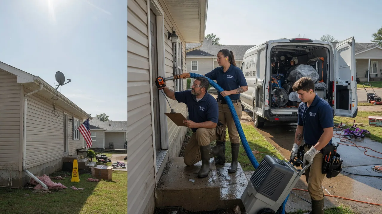 Ceiling Water Damage Restoration in Throckmorton, TX near me